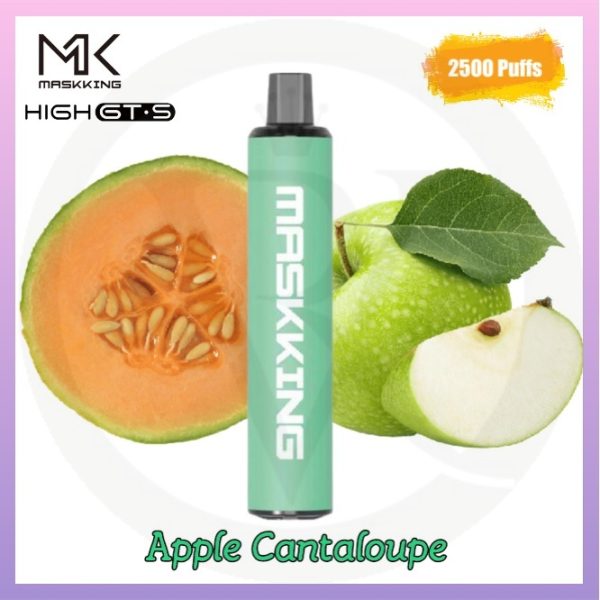 Maskking High GTS 2500 Puffs - Apple Cantaloupe