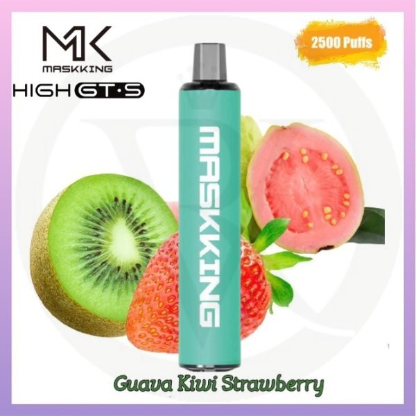 Maskking High GTS 2500 Puffs - Guava Kiwi Strawberry
