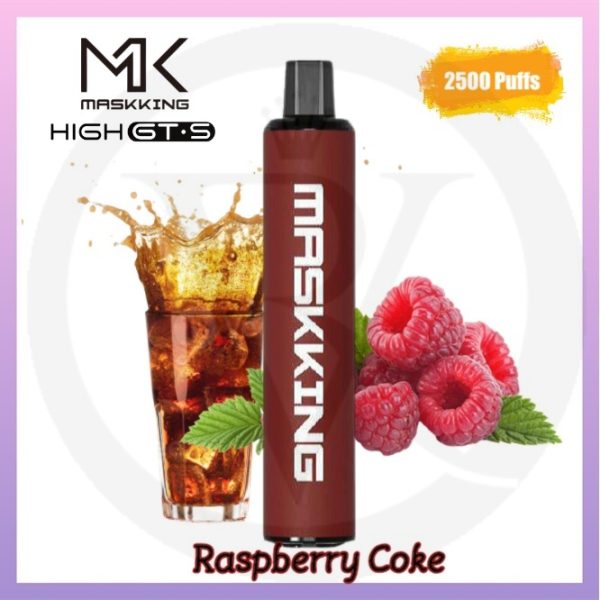 Maskking High GTS 2500 Puffs - Raspberry Coke