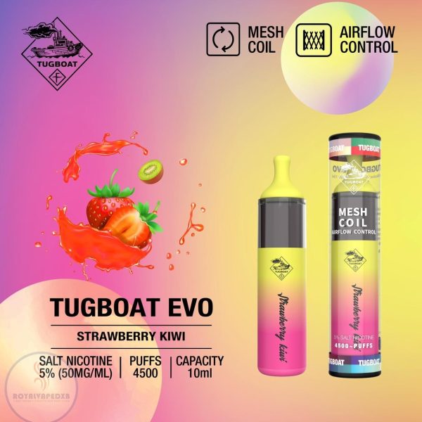 Tugboat EVO Disposable Vape- Strawberry Kiwi