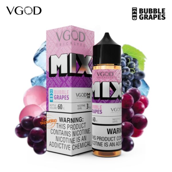 VGOD 60ml Vape Liquid- Iced Bubble Grapes
