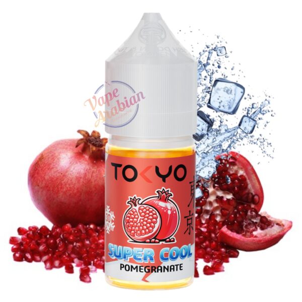 Tokyo Super Cool Salt Nic- Pomegranate