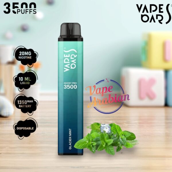 Vape Bars Ghost Pro 0mg Glacier Mint