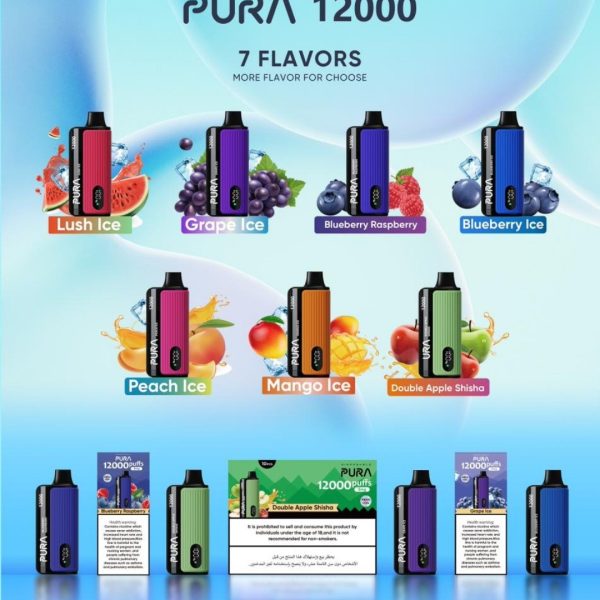 pura 12000 puffs disposable