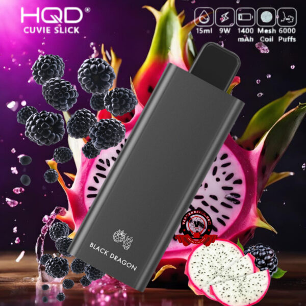 HQD Cuvie Slick 6000 Puffs Black Dragon
