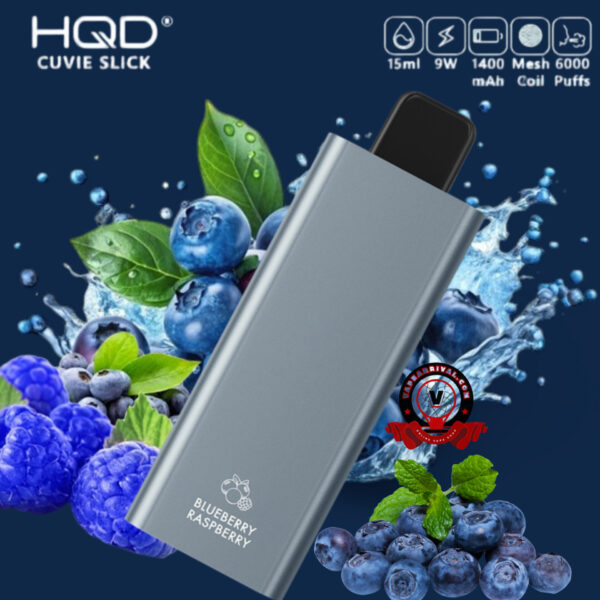 HQD Cuvie Slick 6000 Puffs Blueberry Raspberry