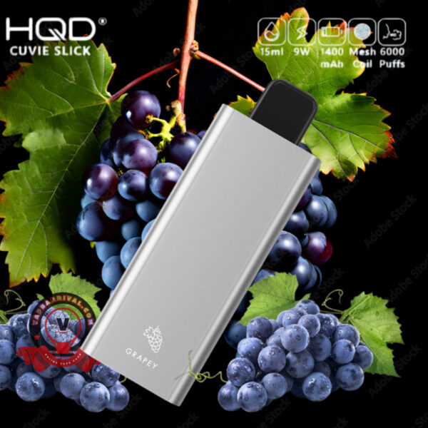 HQD Cuvie Slick 6000 Puffs Grapey