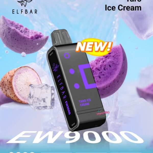 Elf Bar EW9000 Replacement Pods- Taro Ice Cram