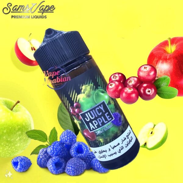 Sams Vape 120ml E Liquid Juicy Apple