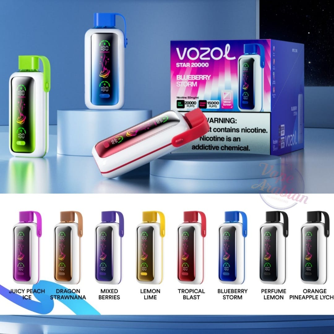star 20k vozol Vozol Star 20000 features dual power modes, satisfying the demand for both  a smooth, delicate everyday flavor and a rich, dense vapor production