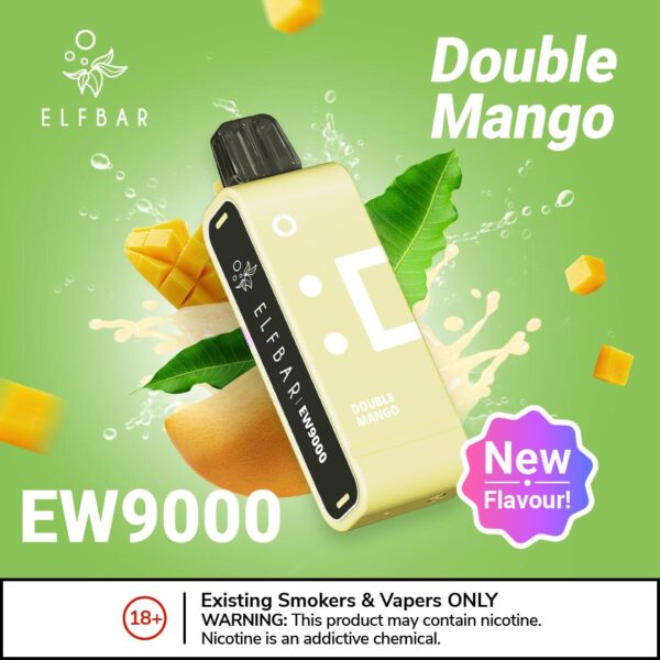 elf bar ew9000 prefilled pods Double Mango