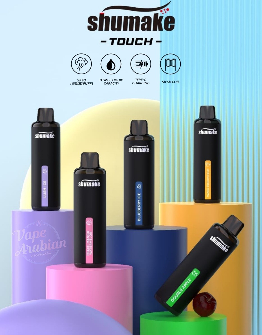 Shumake Touch 15000 Puffs Disposable Vape Shumake Touch 15000 Puffs Disposable Vape