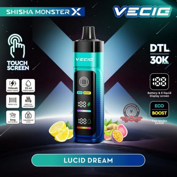 Shisha Monster X 30000 Puffs Lucid Dream