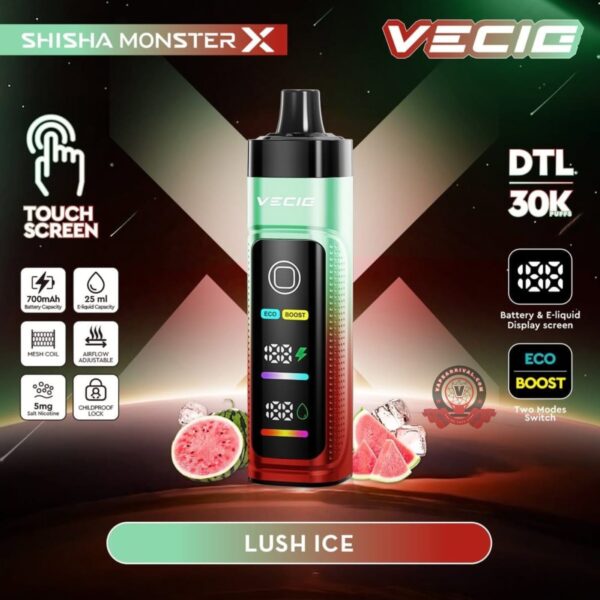 Shisha Monster X 30000 Puffs Lush Ice