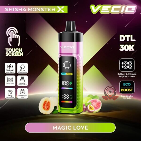 Shisha Monster X 30000 Puffs Magic Love