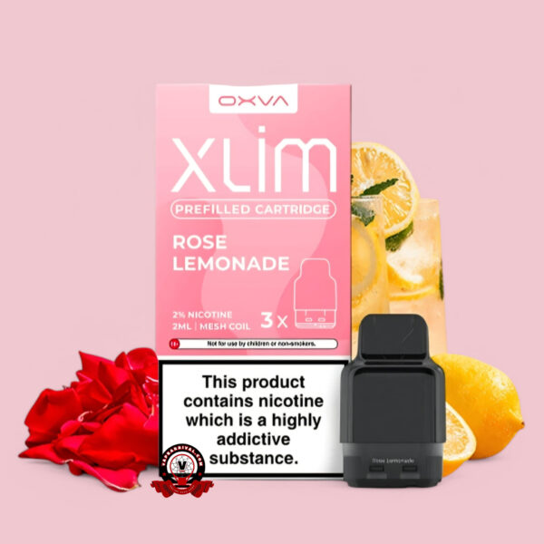 Oxva Xlim Prefilled Pod Cartridges Rose Lemonade