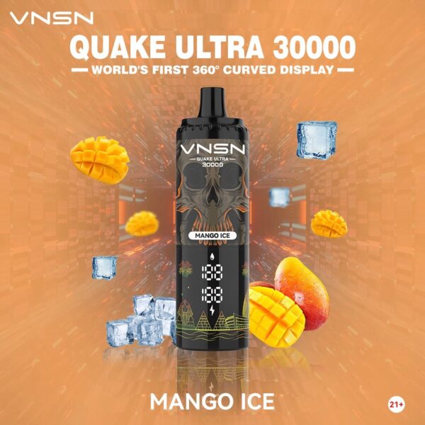 VNSN Quake Ultra 30000 Puffs Disposable Mango Ice