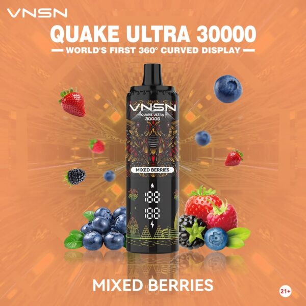 VNSN Quake Ultra 30000 Puffs Disposable Mixed Berries