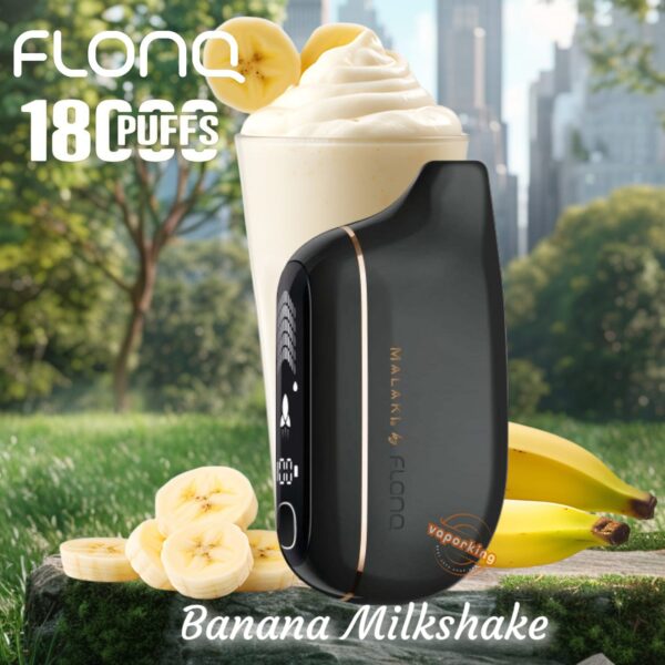 Malaki flonq Max Pro 18000 Puffs Disposable Banana Milkshake