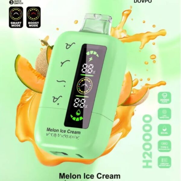 Dovpo 20000 Puffs Disposable Vape Melon Ice Cream