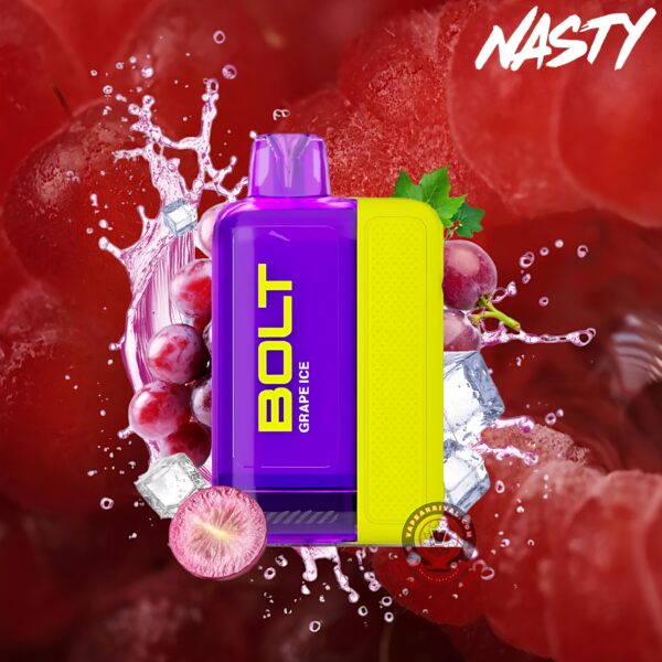 Nasty Bolt 50K Disposable Vape Grape Ice