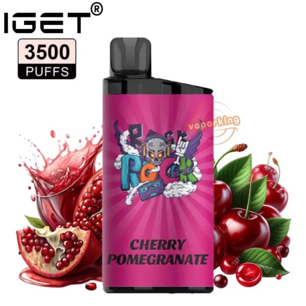 IGET Bar 3500 Puffs Disposable Vape Cherry Pomegranate
