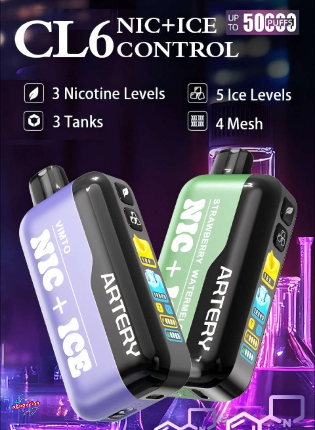 Artery Ferocious CL6 50000 Puffs Artery Ferocious CL6 50000 Puffs