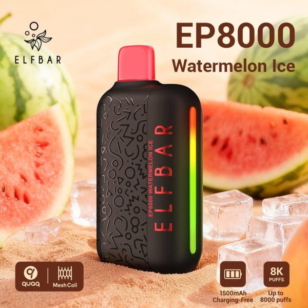 ELF Bar EP8000 Disposable Vape Watermelon Ice