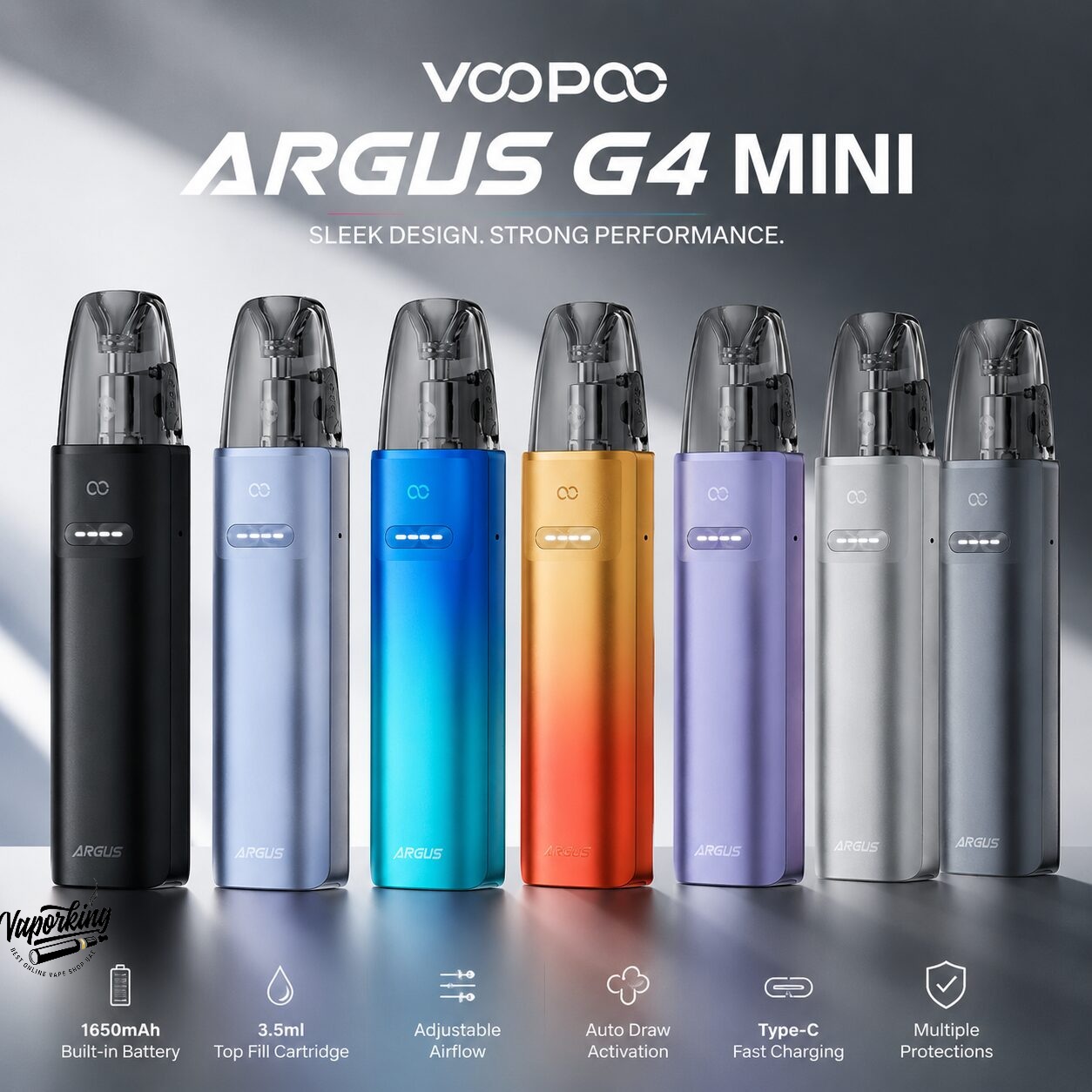 VooPoo Argus G4 Mini Kit 1650mAh 30W In UAE VooPoo Argus G4 Mini Kit
